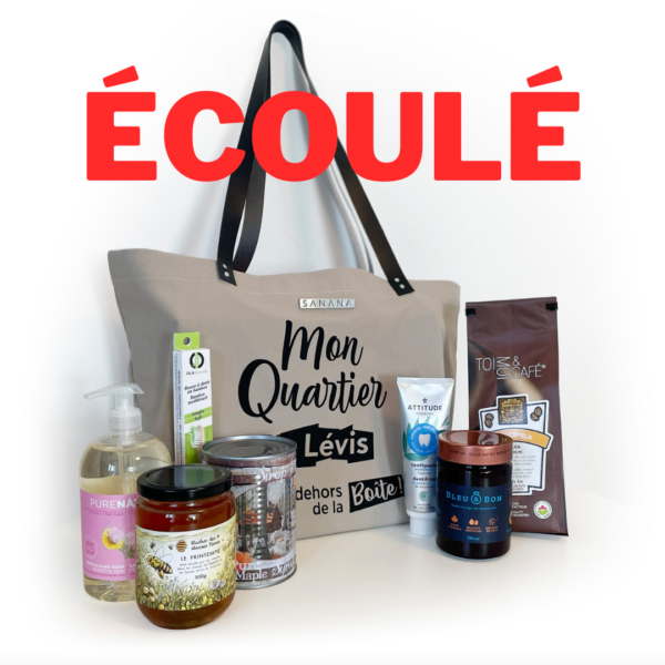 Sac découverte écoresponsable du Vieux-Lauzon