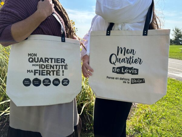 Sac réutilisable mon QUARTIER, mon IDENTITÉ, ma FIERTÉ